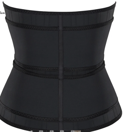 Double Strap Waist Trainer- Black