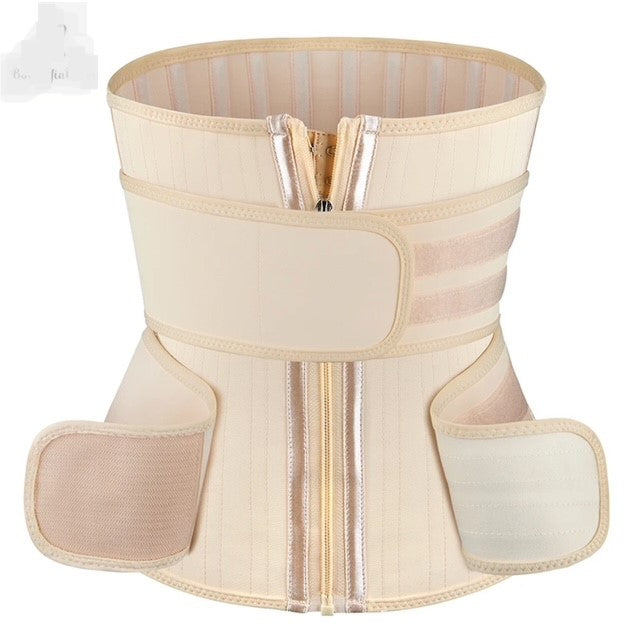 Double Strap Waist Trainer- Beige